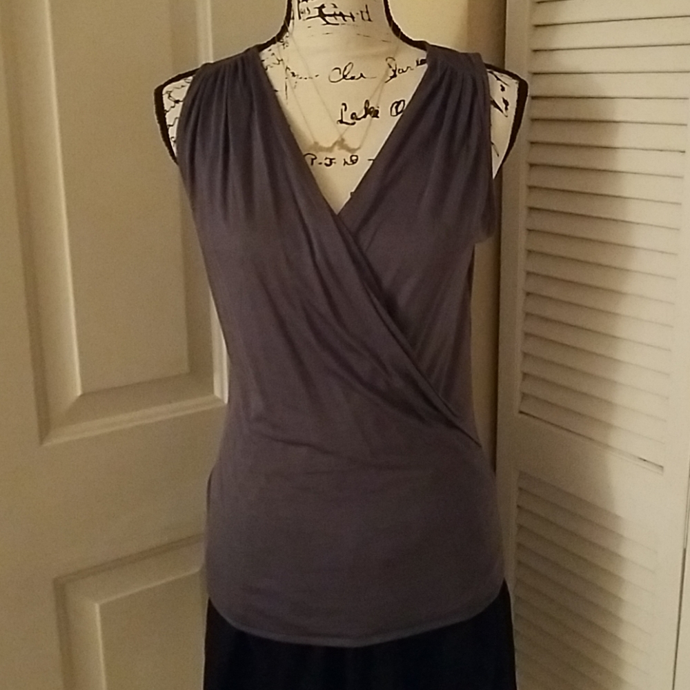 H&M Faux wrap  top (Lavender/blue-ish)🤷🏻‍♀️